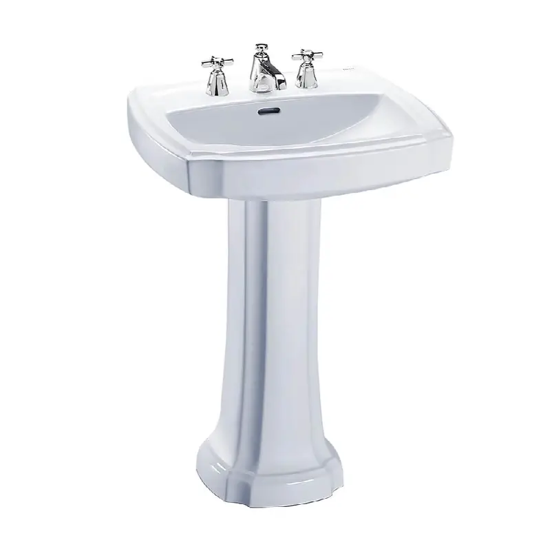 Guinevere 1-Hole 24-3/8" Lav & Ped-Cotton