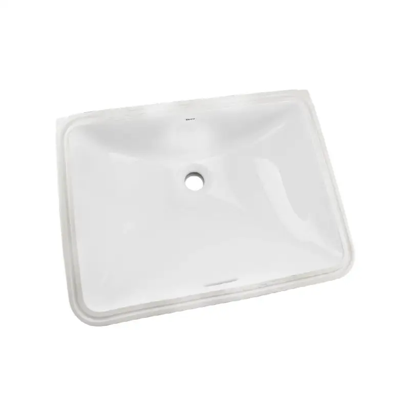 20" Rectangular Undermount Bathroom Sink with CEFIONTECT, Cotton White