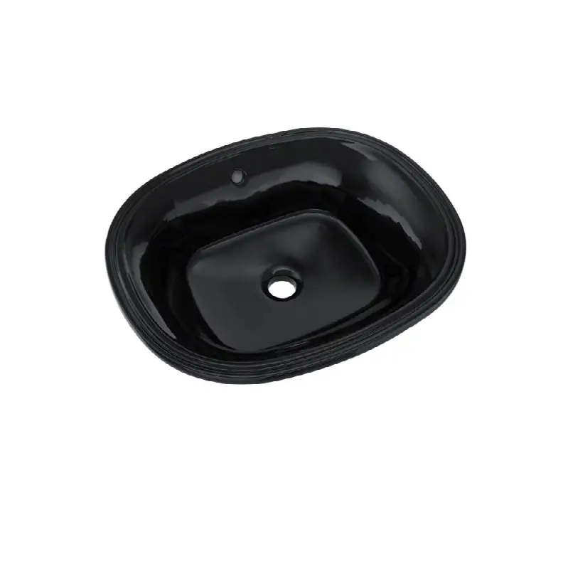Maris™ 17-5/8" x 14-9/16" Oval Undermount Bathroom Sink, Ebony