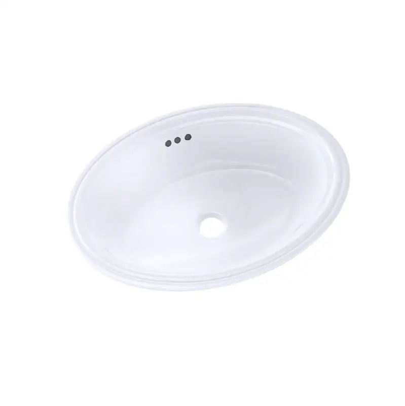 Toto® Dartmouth® 17-1/4" X 12-7/8" Oval Undermount Bathroom Sink, Cotton White