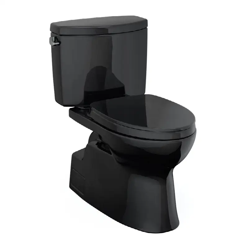 Vespin® II Two-Piece Elongated 1.28 GPF Universal Height Toilet with SS124 SoftClose Seat, WASHLET+ Ready, Cotton White