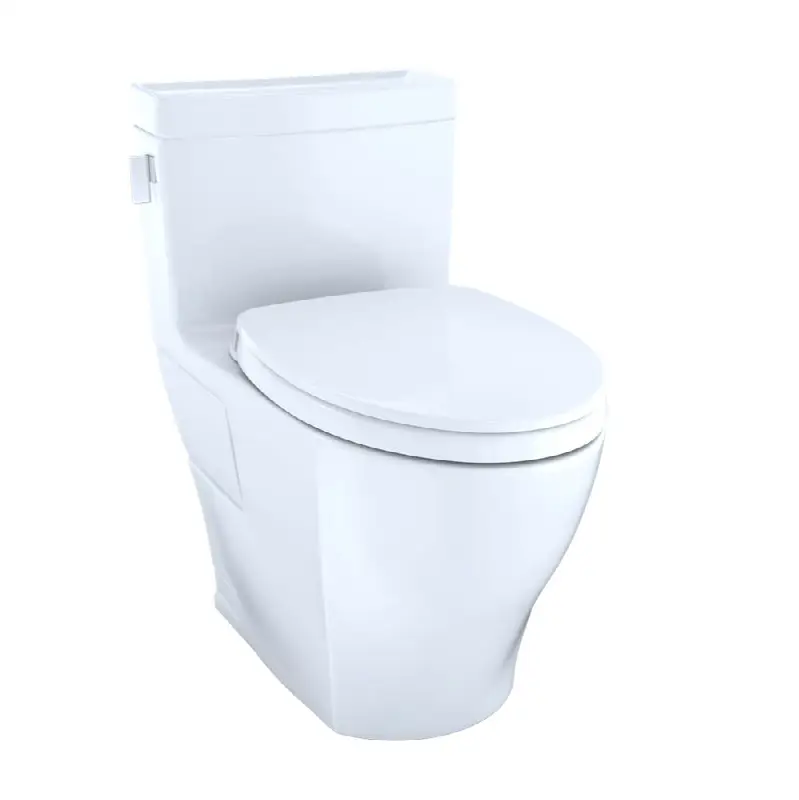 TOTO Legato WASHLET+ One-Piece Elongated 1.28 GPF Universal Height Skirted Toilet with CEFIONTECT