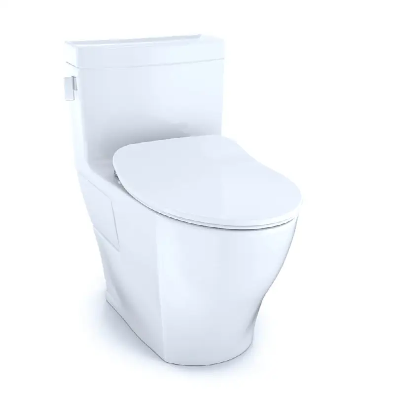 Legato® One-Piece Elongated 1.28 GPF Toilet with CEFIONTECT® and SoftClose® Seat, WASHLET®+ Ready, Cotton White