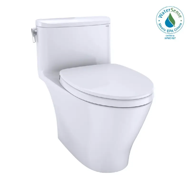 Nexus® 1G® One-Piece Elongated 1.0 GPF Universal Height Toilet with CEFIONTECT® and SS124 SoftClose Seat, WASHLET®+ Ready