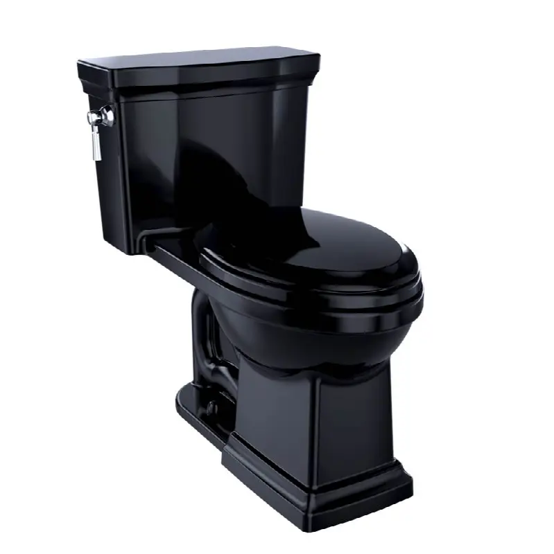 Promenade® II One-Piece Elongated 1.28 GPF Universal Height Toilet, Ebony