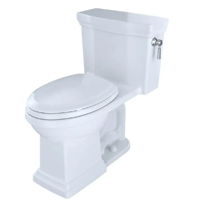 Promenade® II One-Piece Elongated 1.28 GPF Universal Height Toilet with CEFIONTECT and Right-Hand Trip Lever, Cotton White