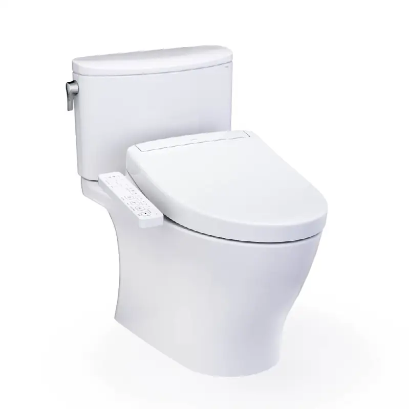 WASHLET®+ Nexus® 1G® Two-Piece Elongated 1.0 GPF Toilet with S2 Bidet Seat, Cotton White