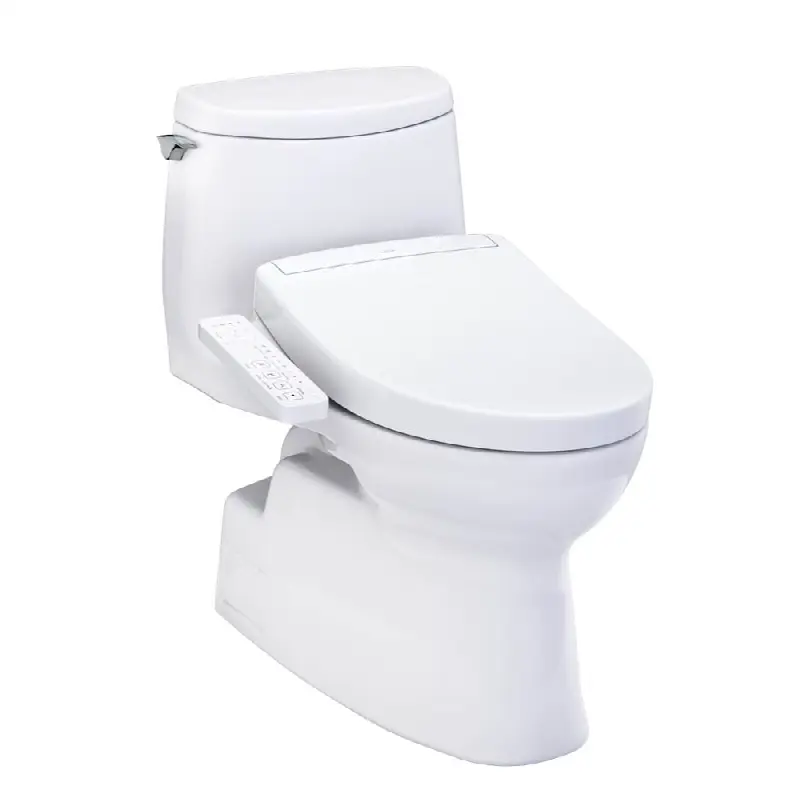 WASHLET+® Carlyle® II 1G® One-Piece Elongated 1.0 GPF Toilet and WASHLET+® S2 Bidet Seat, Cotton White