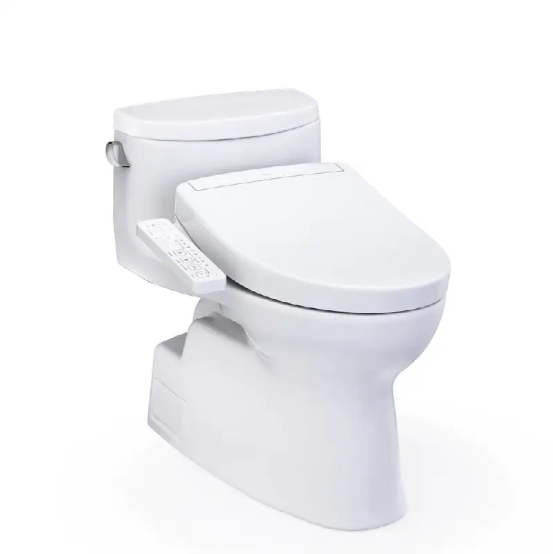 WASHLET+® Carolina® II One-Piece Elongated 1.28 GPF Toilet and WASHLET+® S2 Bidet Seat, Cotton White