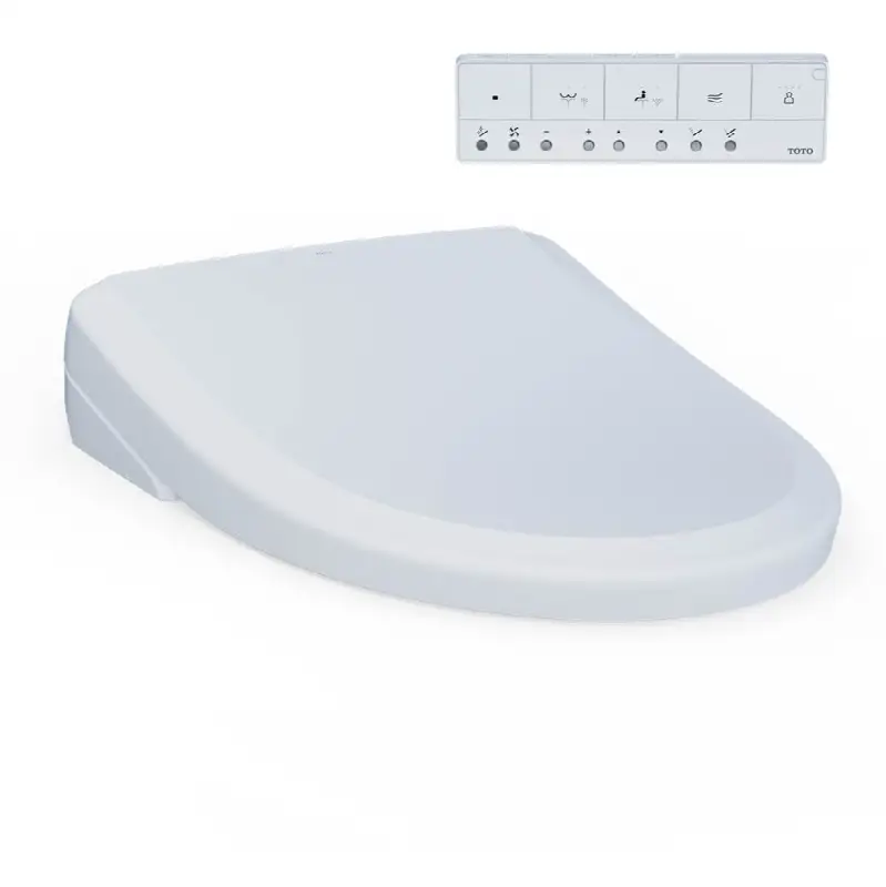 WASHLET®+ S7 Electronic Bidet Toilet Seat with EWATER+® Bowl and Wand Cleaning and Classic Lid, Elongated, Cotton White