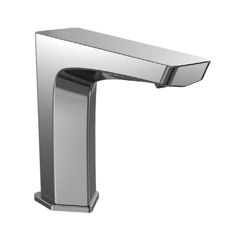 GE AC Powered 0.35 GPM Touchless Bathroom Faucet with Mixing Valve, 20 Second On-Demand Flow, Polished Chrome