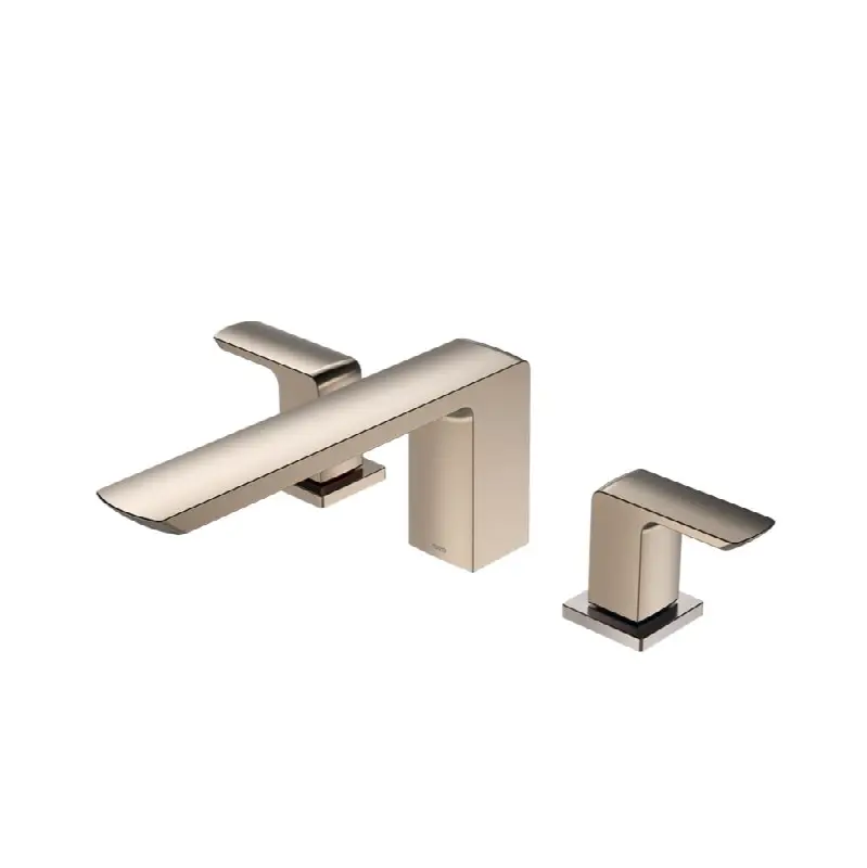 GR Two-Handle Deck-Mount Roman Tub Filler Trim, Brushed Nickel
