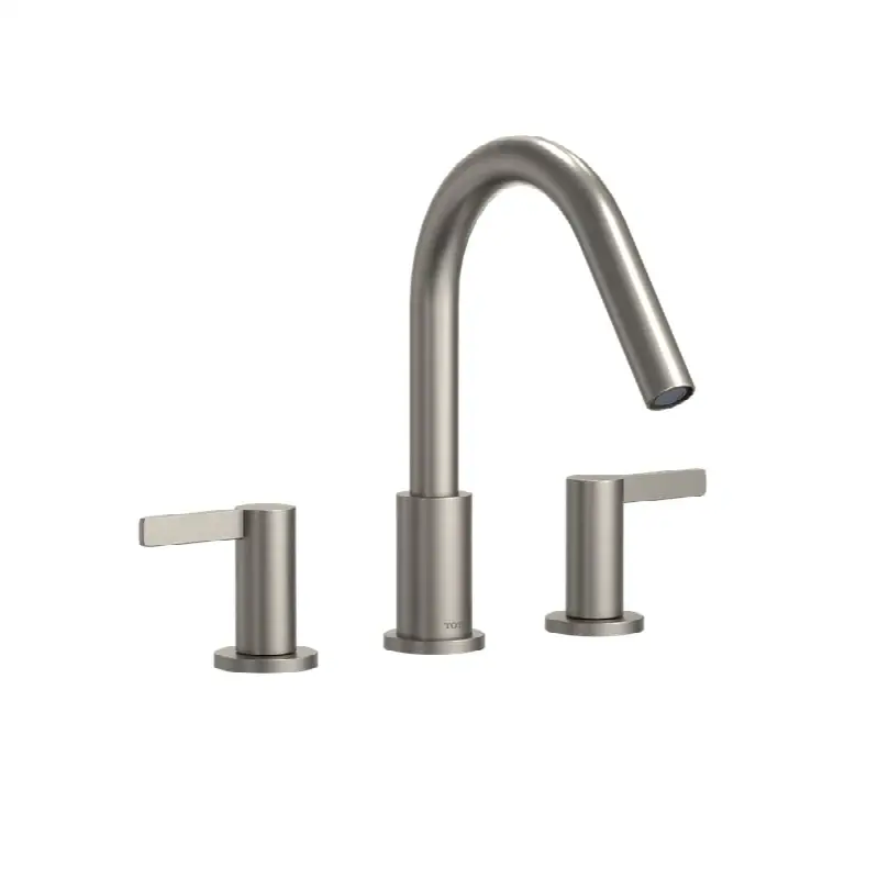 GF Two Lever Handle Deck-Mount Roman Tub Filler Trim, Brushed Nickel