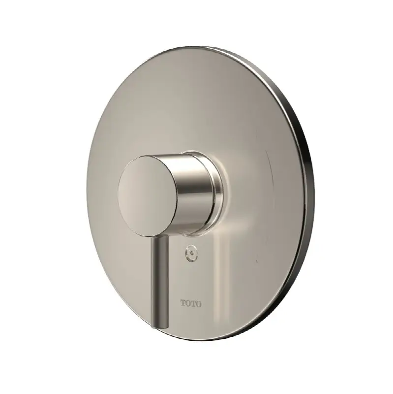 Round Pressure Balance Valve Shower Trim, Brushed Nickel