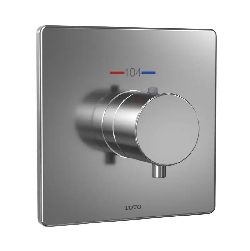 Square Thermostatic Mixing Valve Shower Trim