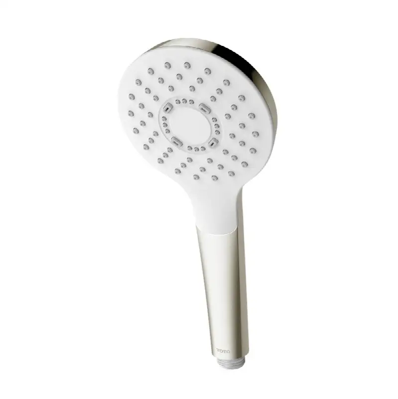 G Series 1.75 GPM Single Spray 4 inch Round Handshower with COMFORT WAVE Technology, Brushed Nickel