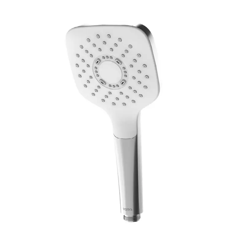 G Series 1.75 GPM Single Spray 4 inch Square Handshower with COMFORT WAVE Technology, Polished Chrome