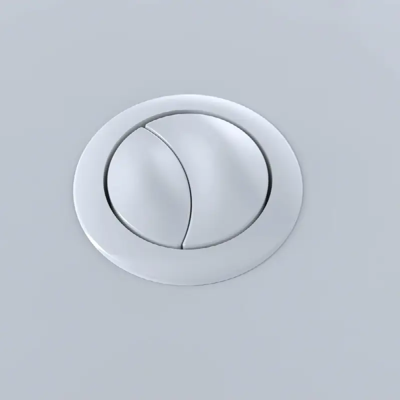 Aquia 1Pc Push Button Cst654 53Mm - Cotton White