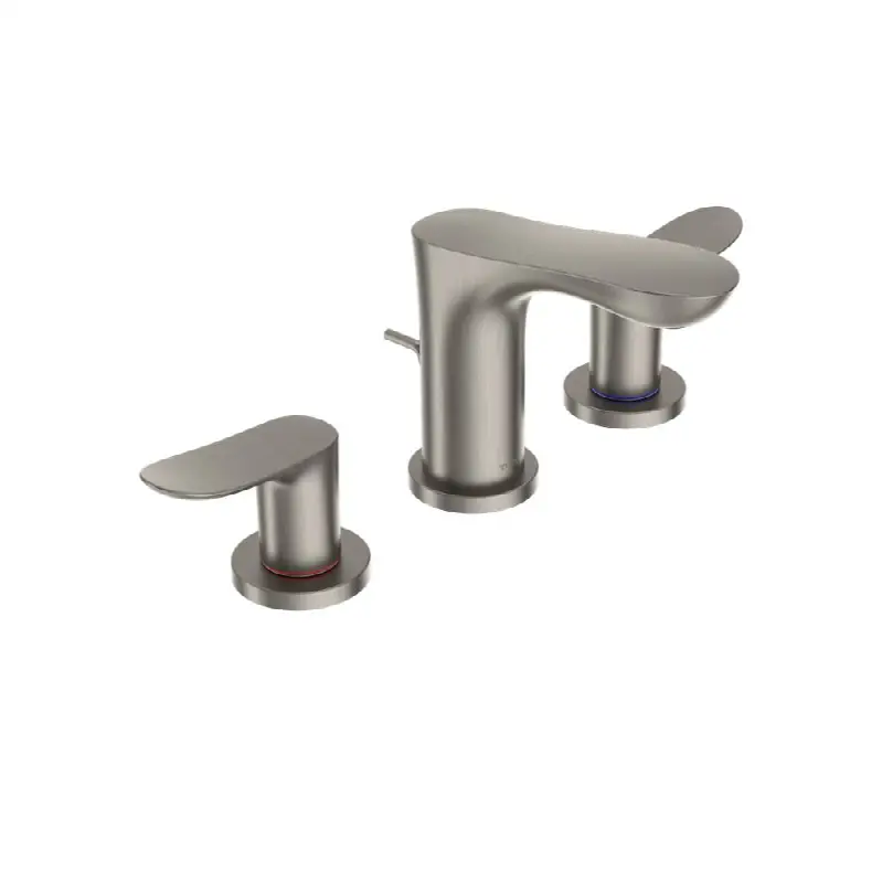 GO Series 1.2 GPM Two Handle Widespread Bathroom Sink Faucet with Drain Assembly