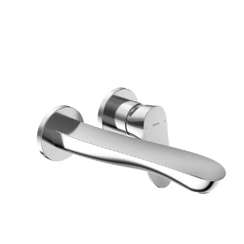 GO 1.2 GPM Wall-Mount Single-Handle L Bathroom Faucet with COMFORT GLIDE™ Technology, Polished Chrome