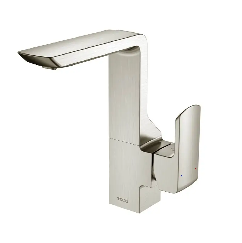GR Series 1.2 GPM Single Side Handle Bathroom Sink Faucet with COMFORT GLIDE Technology and Drain Assembly, Brushed Nickel