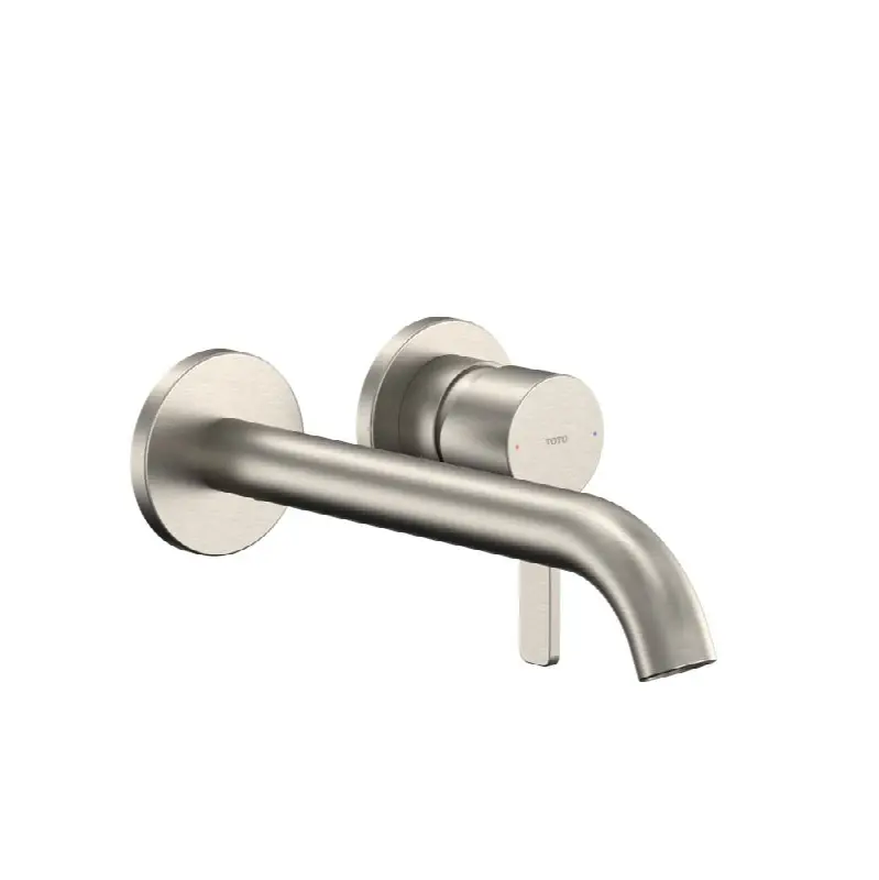 GF 1.2 GPM Wall-Mount Single-Handle Long Bathroom Faucet with COMFORT GLIDE Technology, Brushed Nickel