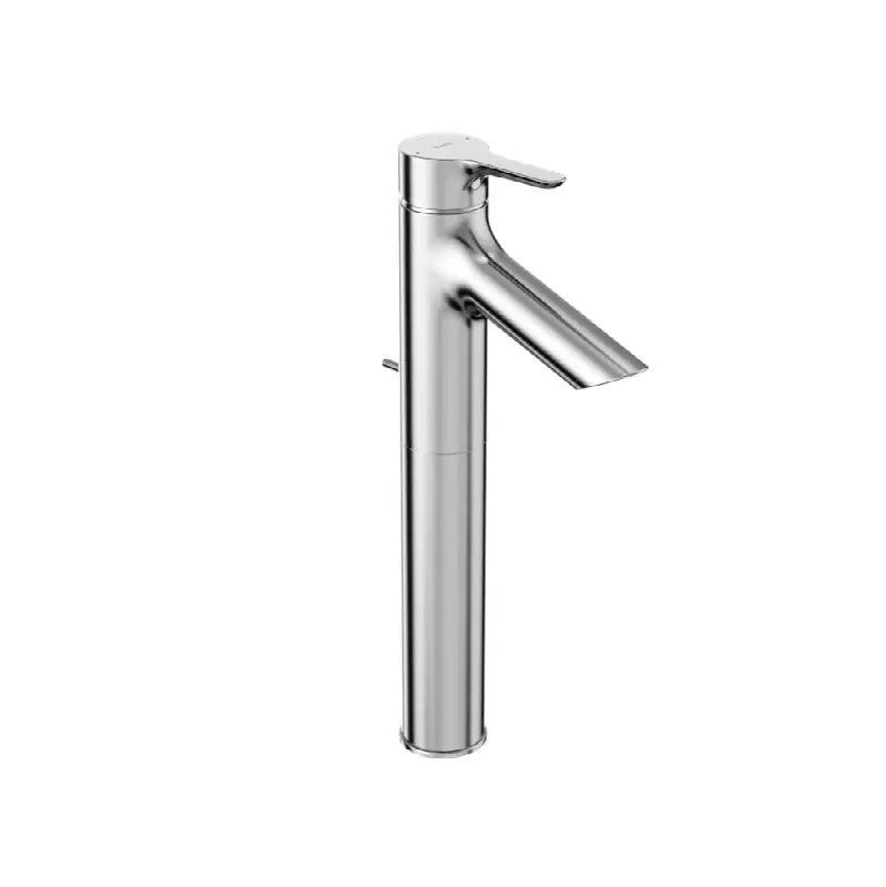 LB Series 1.2 GPM Single Handle Bathroom Faucet for Vessel Sink with Drain Assembly, Polished Chrome