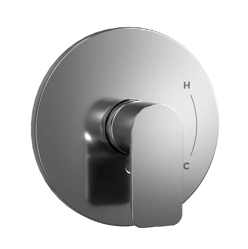 Oberon® Round 7 Inch Pressure Balance Valve Shower Trim, Polished Chrome