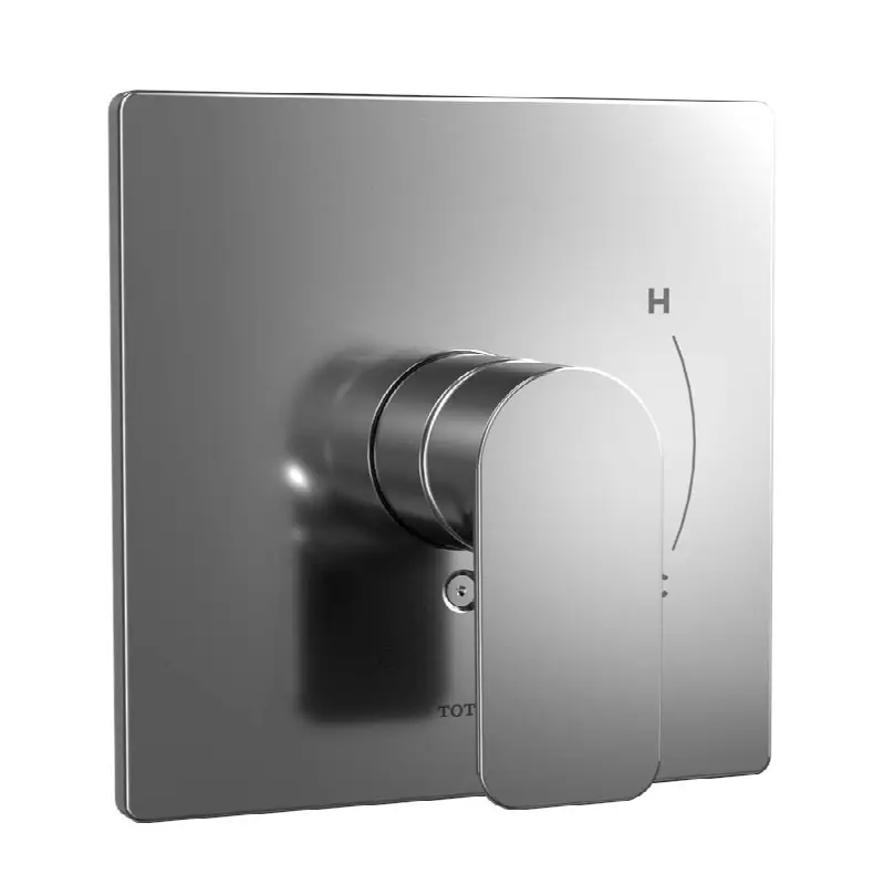 Oberon® Square 7 Inch Pressure Balance Valve Shower Trim, Polished Chrome