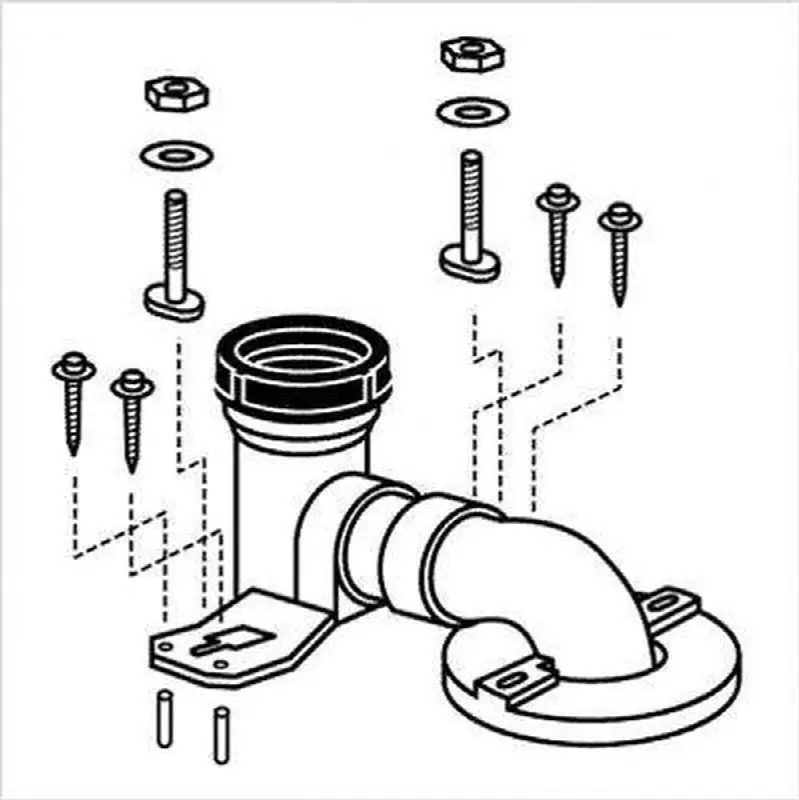 14" Rough-In For 934/964/974 1-Piece Toilet
