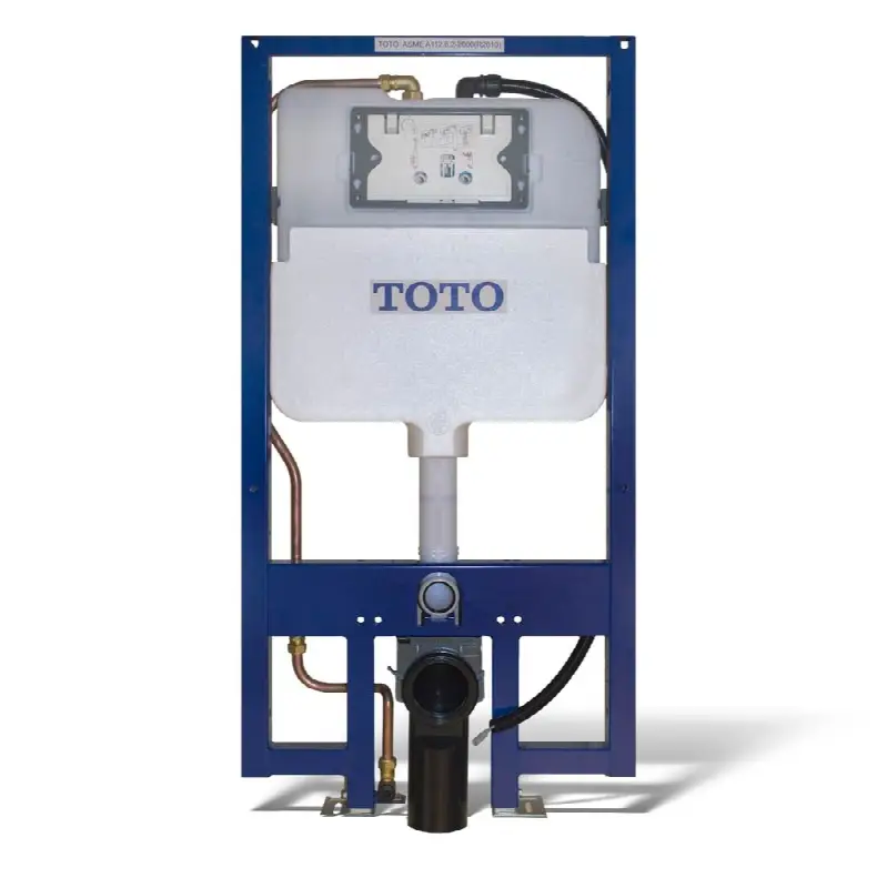 DUOFIT® In-Wall Dual Flush 1.28 and 0.9 GPF Tank System with WASHLET®+ Auto Flush Ready Copper Supply Line