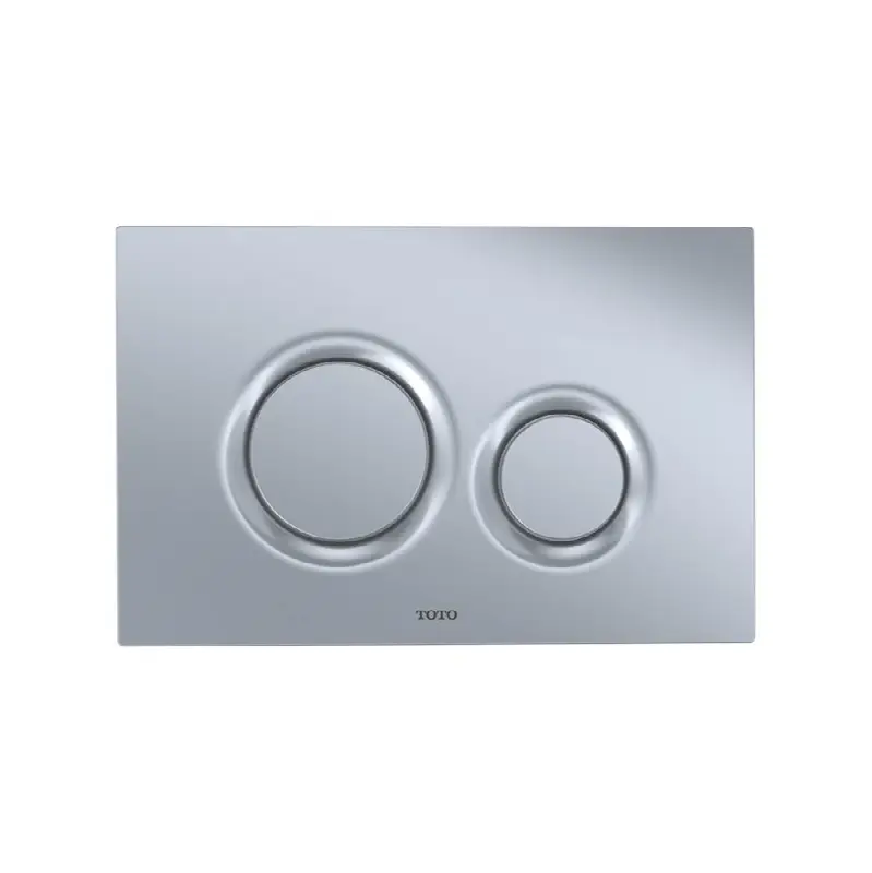 Dual Flush Round Push Button Plate for Select DuoFit In-Wall Tank Unit