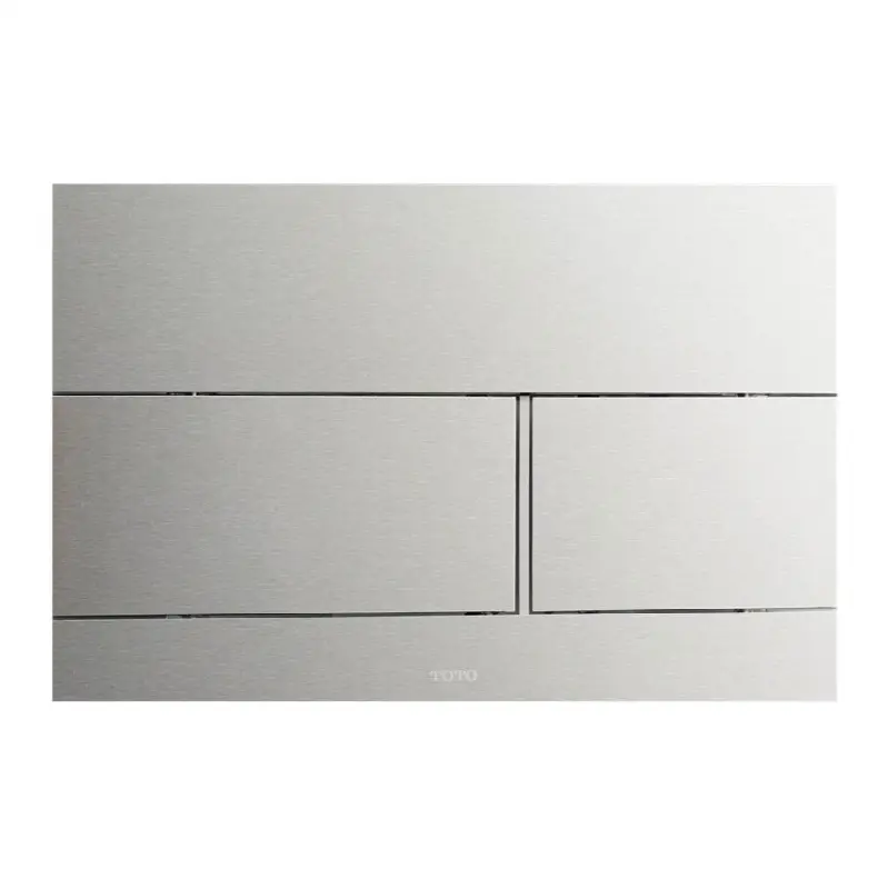 Dual Flush Push Button Plate for Select DuoFit In-Wall Tank Unit, Stainless Steel