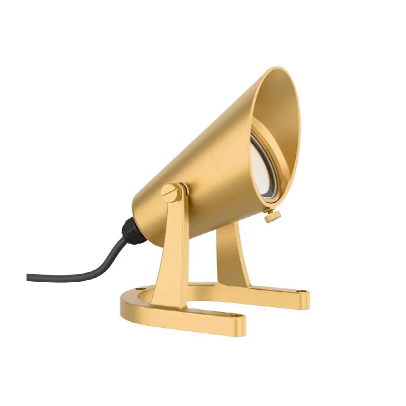 Smart Color Changing LED Landscape Underwater Light Natural Brass
