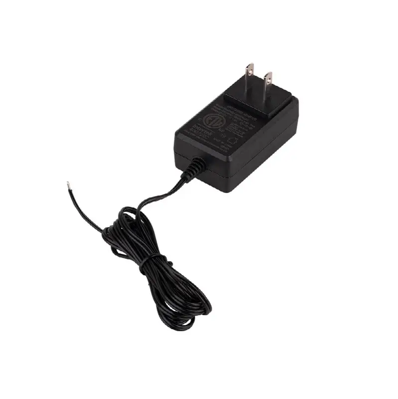 Plug-in Power Supply with Open Splice 120-240V Input 24V Output 20 Watt