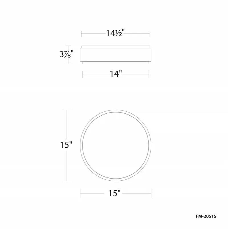 Salvo Flush Mount Light