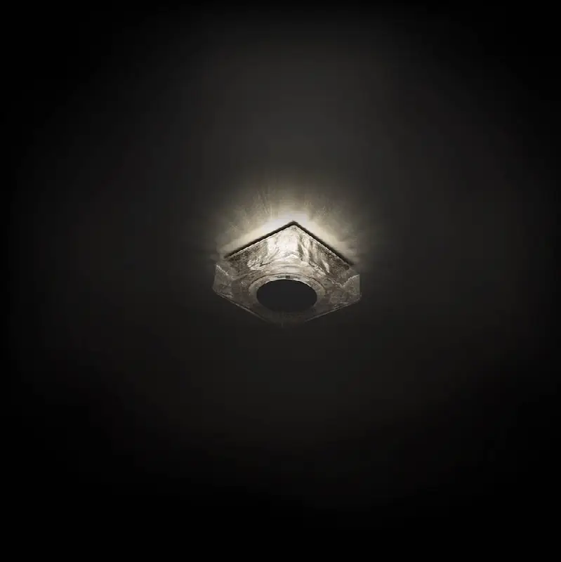 Cuboid 10" LED Outdoor Flush Mount Light 4000K in Black