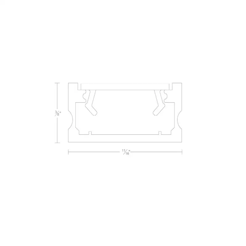 InvisiLED 5ft Surface Mounted Channel