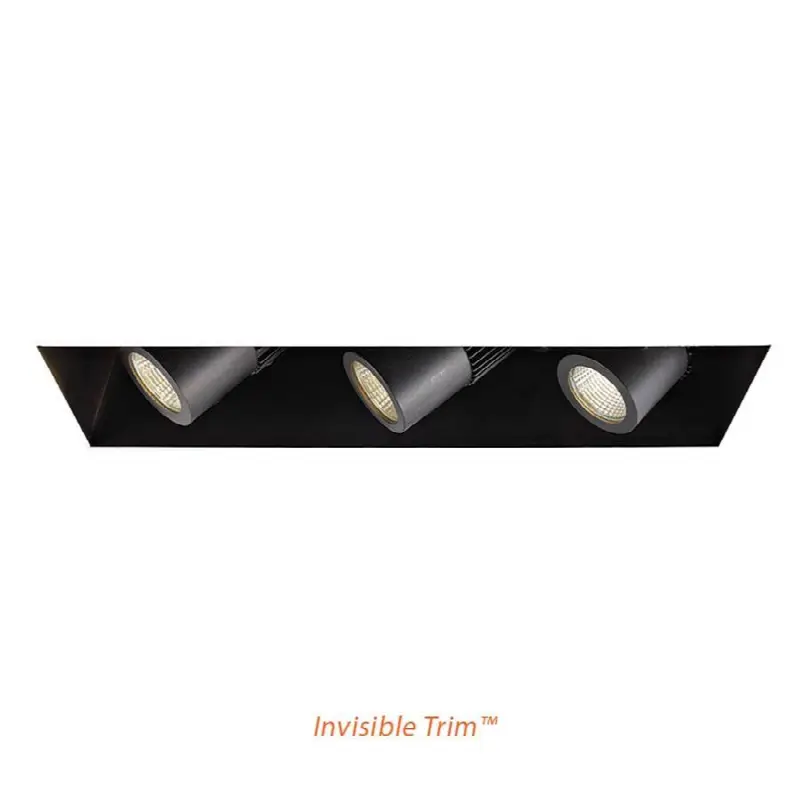 LED Precision Multiple Three Light Invisible Trim