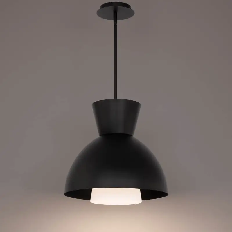 Carafe 16" LED Pendant Light 3000K in Black