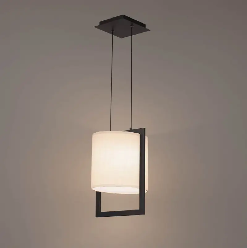 Park Avenue 12" LED Mini Pendant Light 3000K in Black