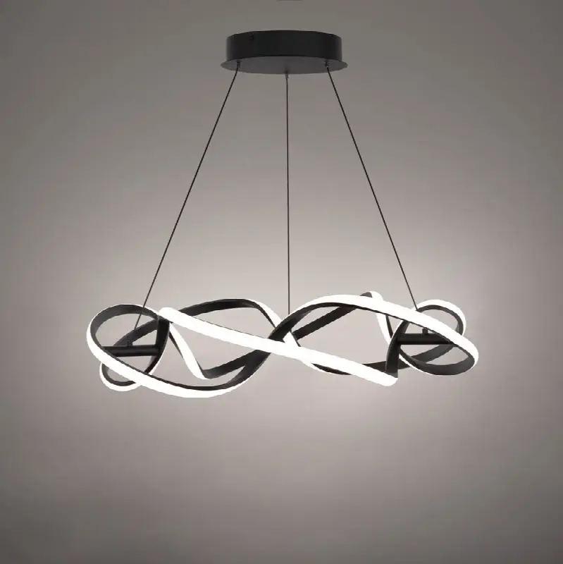 INTERLACE 28" LED Pendant Light 3000K in Black