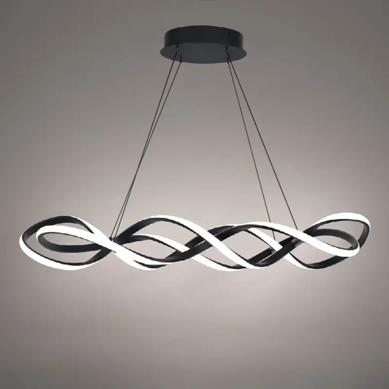 INTERLACE 39" LED Pendant Light 3000K in Black