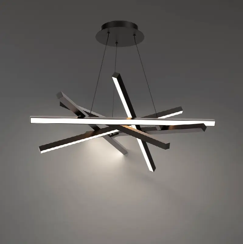 Parallax 34" LED Pendant Light 3000K in Black