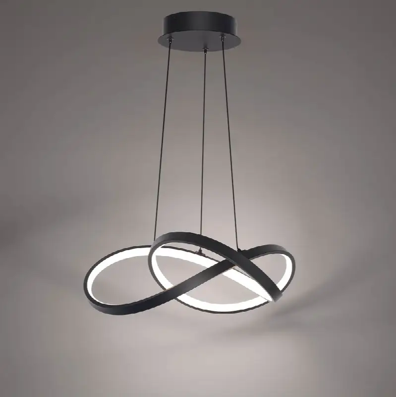 Vornado 20" LED Chandelier Light 3000K in Black