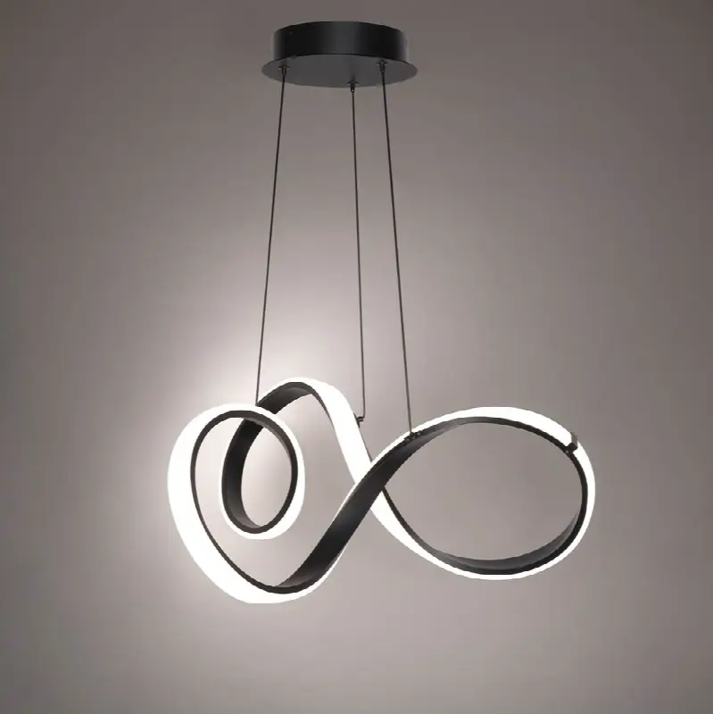 Vornado 23" LED Chandelier Light 3000K in Black