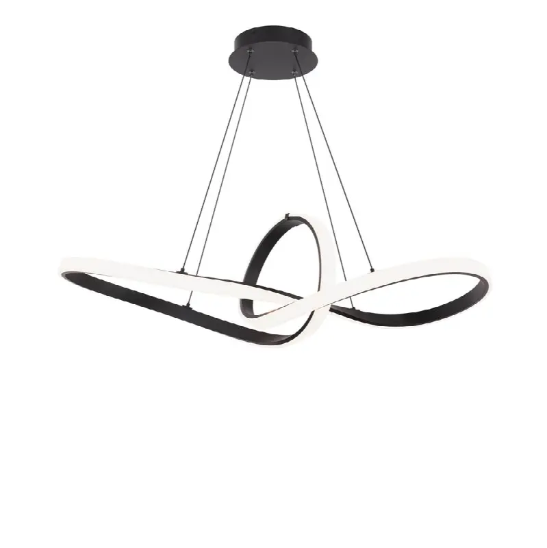 Vornado 35" LED Chandelier Light 3000K in Black