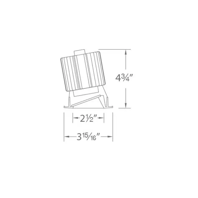 Volta 2" Round Wall Wash Trim