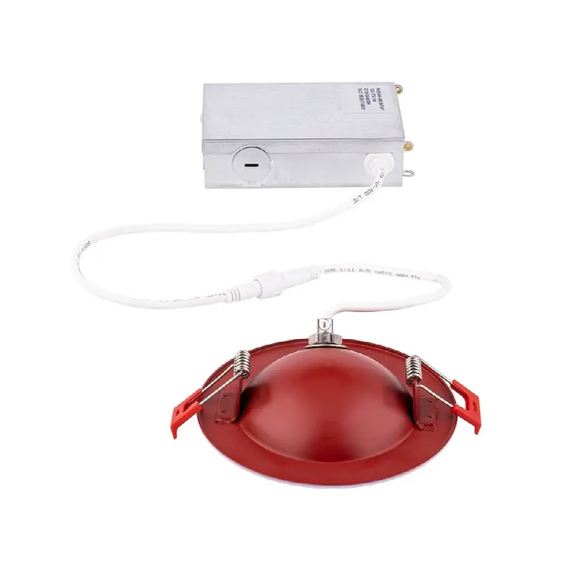 Lotos Fire-Rated 5CCT 6in Adjustable Downlight in White