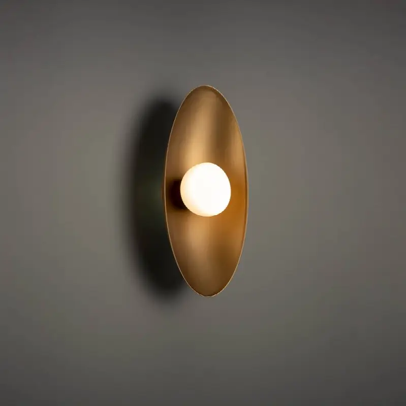 Glamour 18" LED Wall Sconce 3000K in Brushed Aged Brass